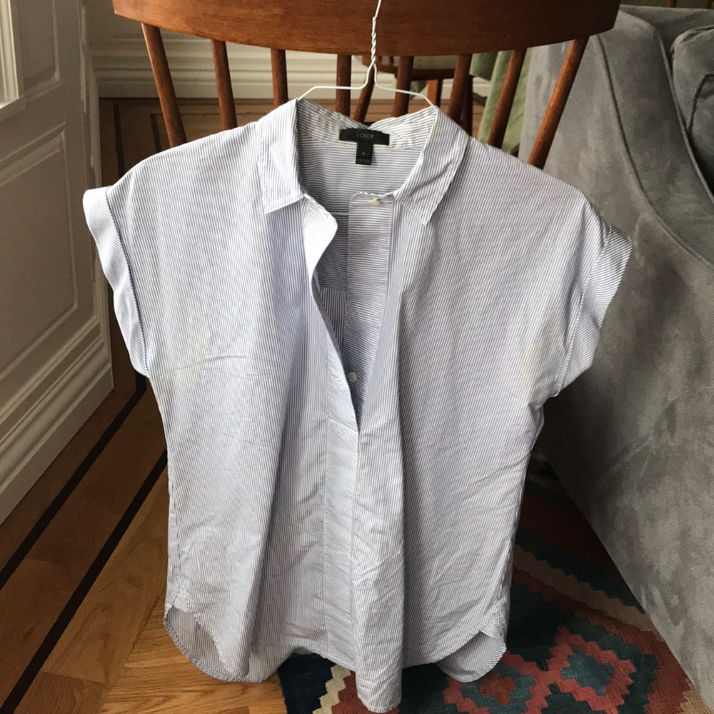 J. Crew short sleeved popover